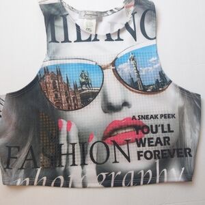 Jasmine crop top, NWOT,‎ Size XL
